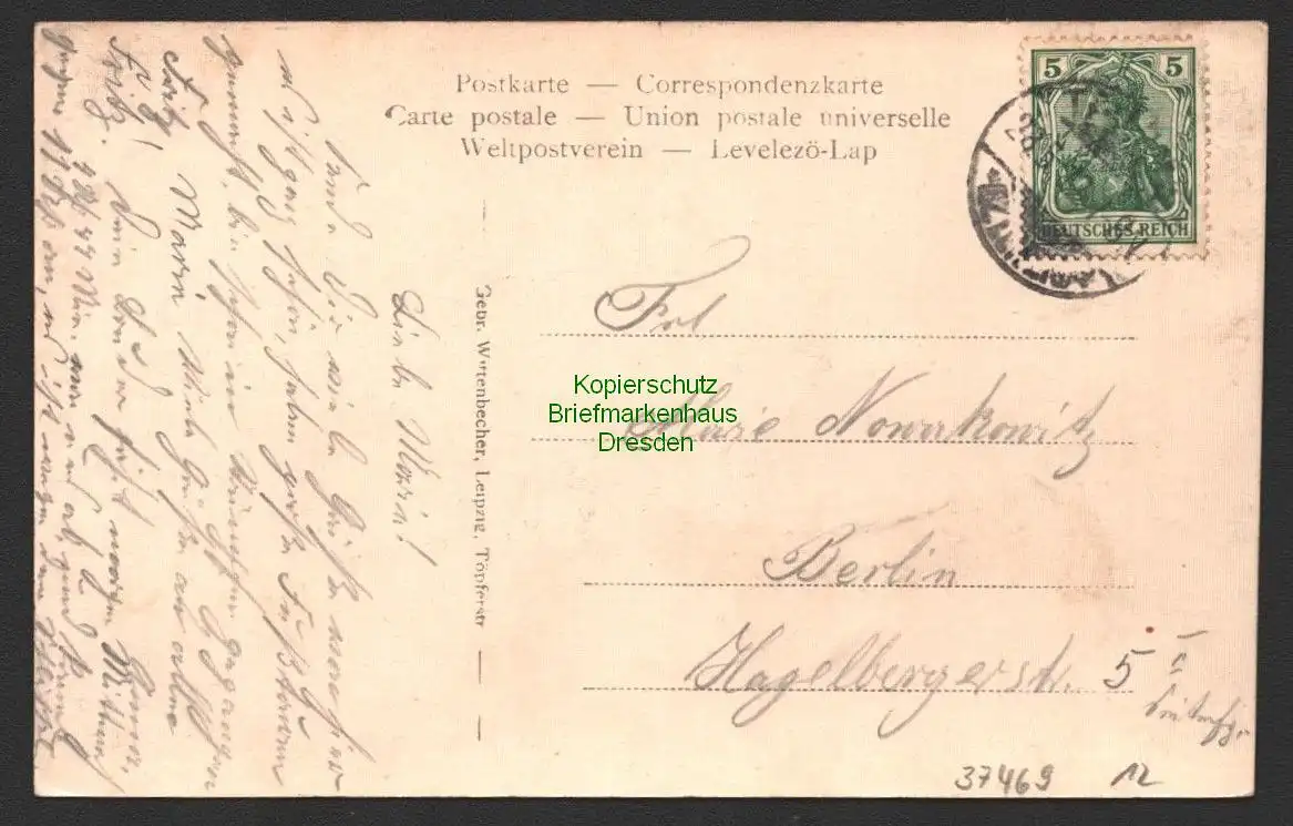 37469 AK Sehlis bei Taucha Katastrophe 1912 Tornado abgedeckte Häuser Ruinen