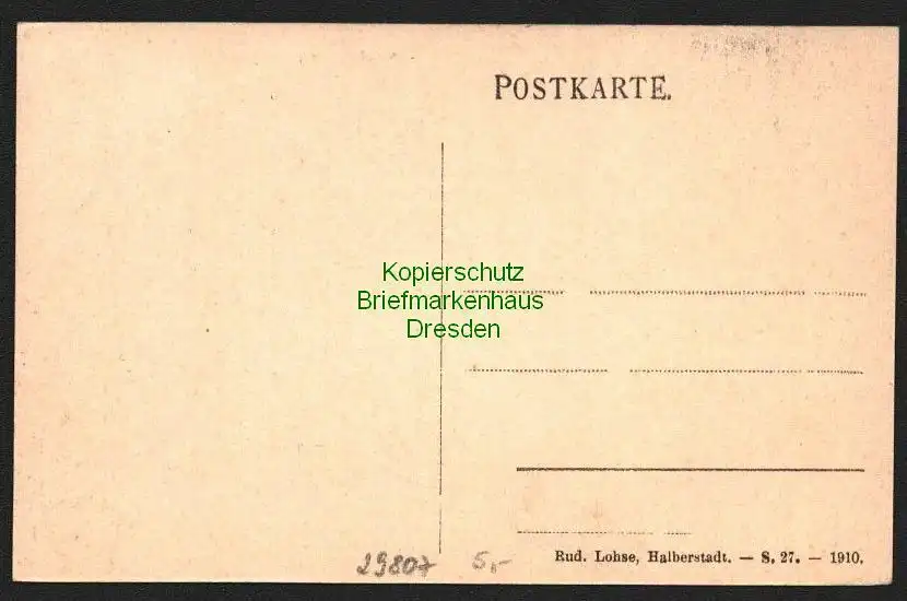 29807 AK Mägdesprung im Harz 1910, ungelaufen Harzgerode