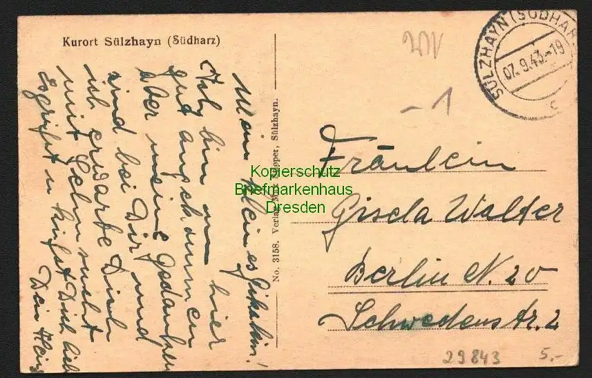 29843 AK  Sylzhain Südharz 1943, Ellrich in Thüringen