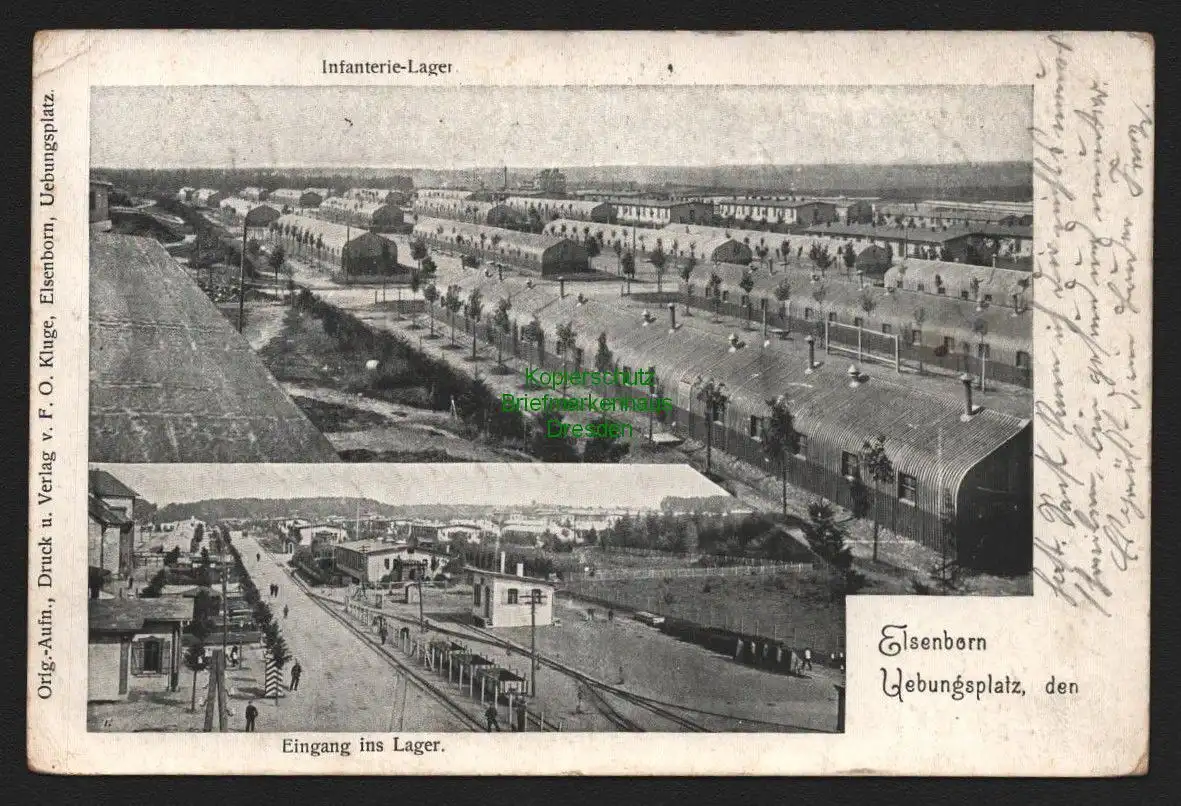 150325 AK Truppenübungsplatz Elsenborn Belgien Bahnhof am Eingang zum Lager