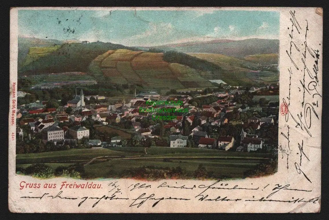 147920 AK Freiwaldau 1900 Panorama