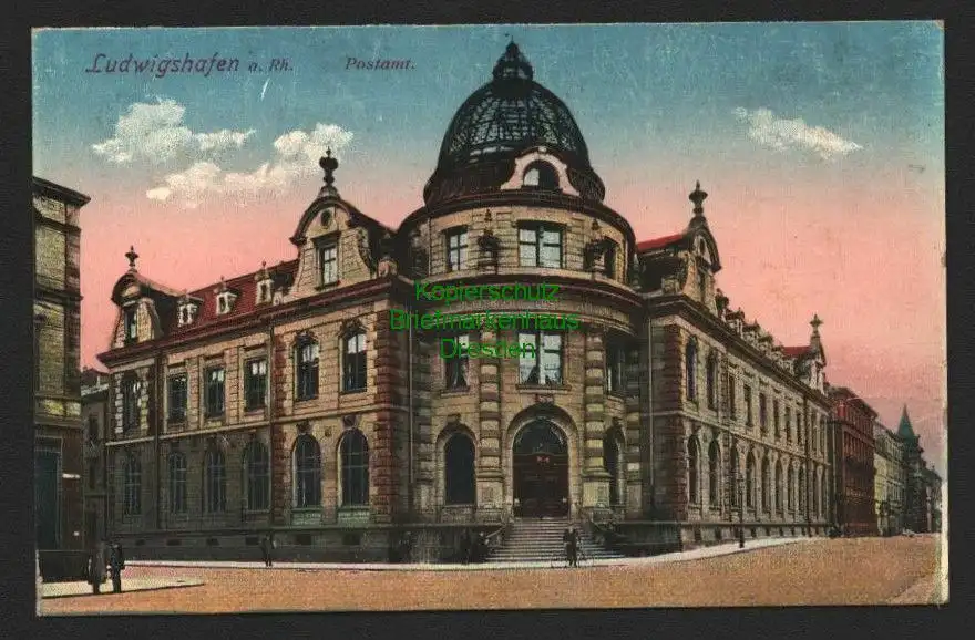 143987 AK Ludwigshafen am Rhein Postamt um 1915