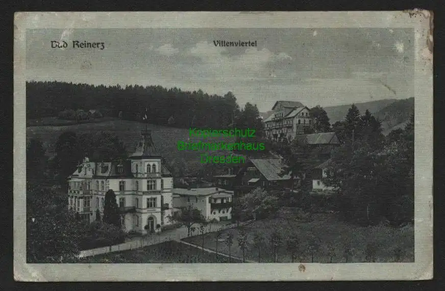 143789 AK Bad Reinerz Villenviertel 1920