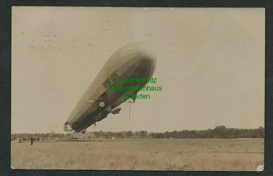 137516 AK Hannover Zeppelintag Fotokarte Luftschiff Victoria Luise 1912 … Text
