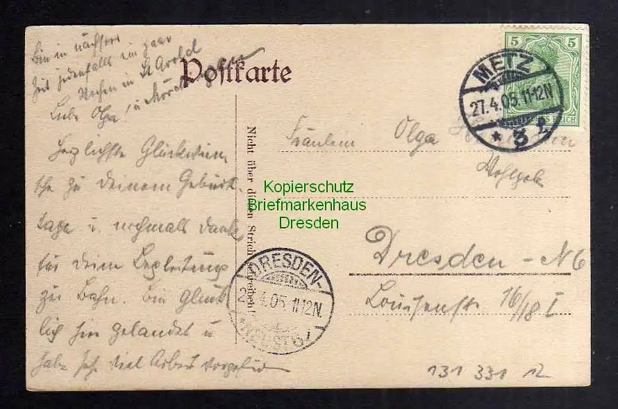 131331 AK Metz 8 Ansichten 1905 Deutsches Tor Dom Esplanade Justizpalast