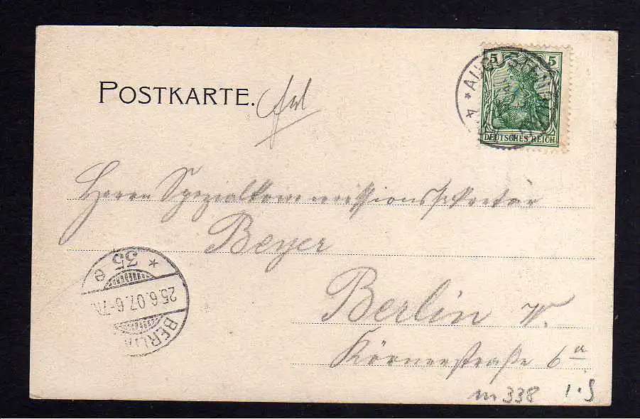 111338 AK Augustenburg Dänemark 1907 Schloss Verlag Lau, Sonderburg