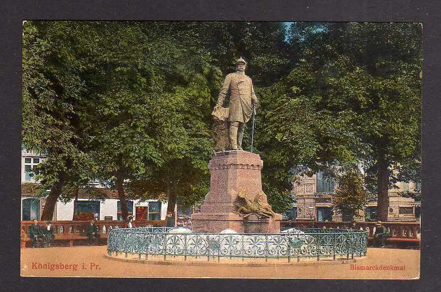 110918 AK Königsberg Ostpr. Bismarckdenkmal 1915