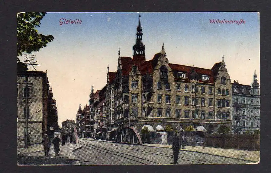 105007 AK Gleiwitz Wilhelmstraße 1916