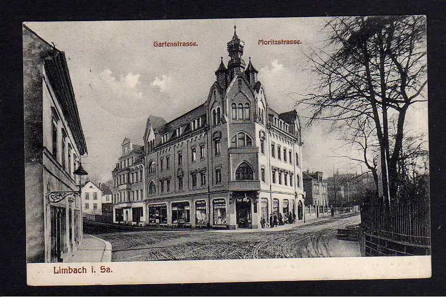 104330 AK Limbach 1909 Gartenstrasse Moritzstrasse