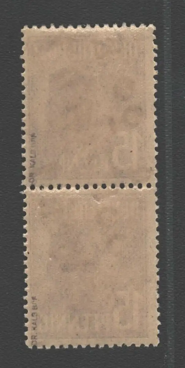 h4848 SBZ Bezirkshandstempel Bezirk 2° Köthen 1d 2x 15 Pfg. 171 ** gepr. BPP