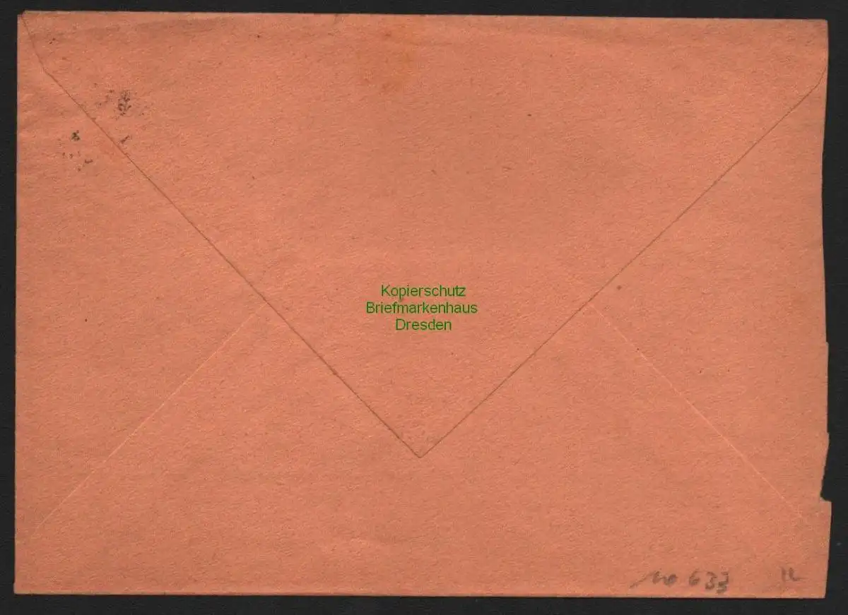 B10633 Brief DDR Propaganda Losung Dresden 1951 Weltjugendfestspiele in Berlin