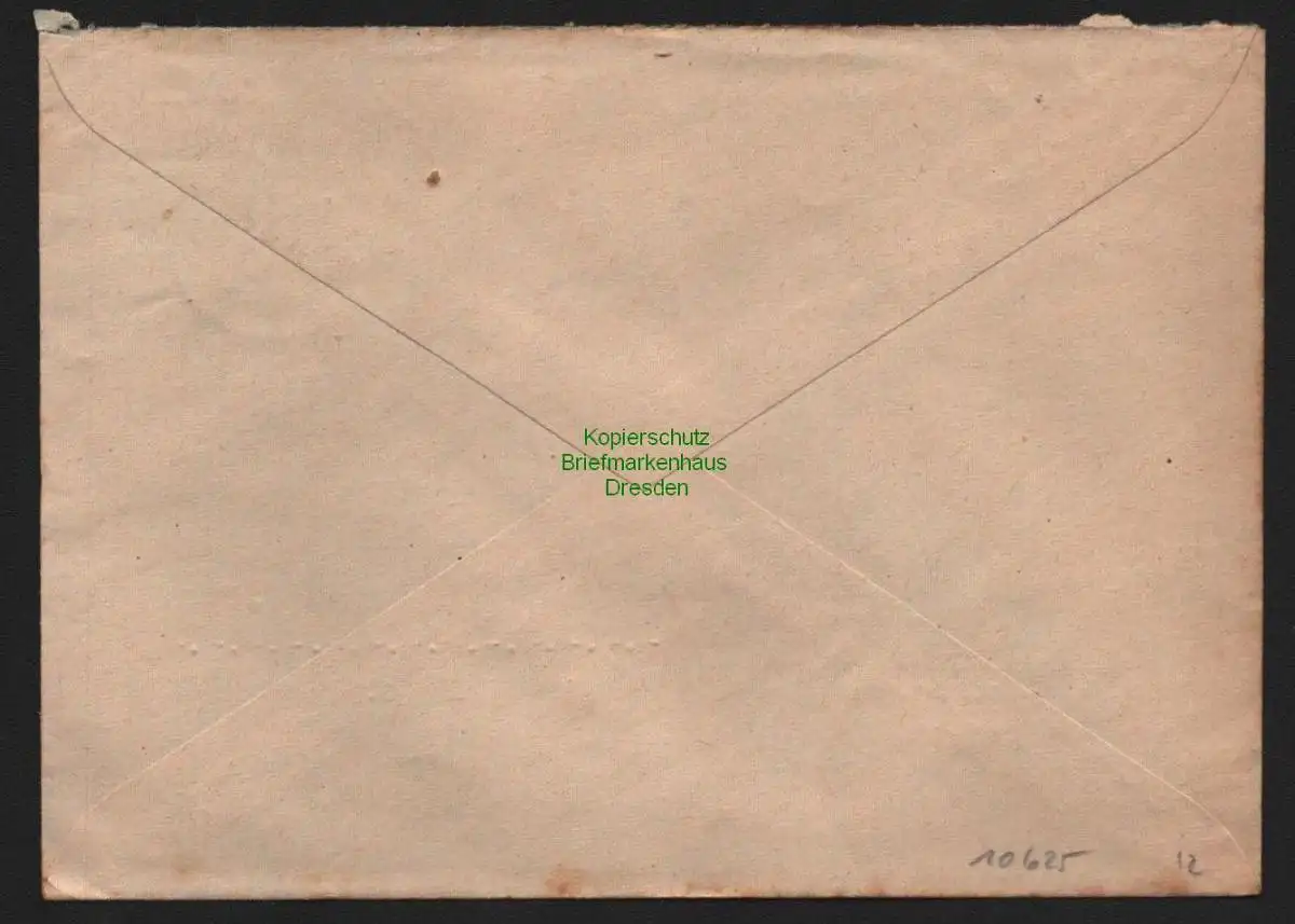 B10625 Brief DDR Propaganda Losung Berlin ruft die Jugend der Welt Rüdersdorf