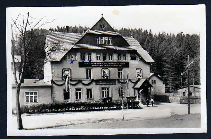 40403 AK Waldbärenburg FDJ DDR Propaganda 1955