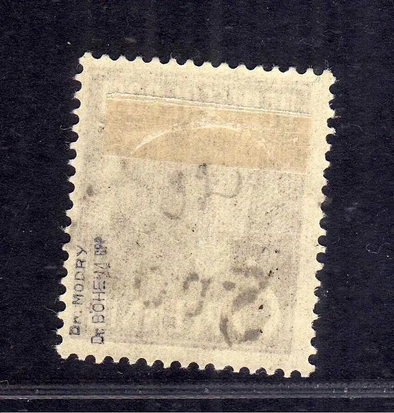 h3107 Handstempel Bezirk 41 Frankenstein 6 Pfg. linke Seite aus Paar * gepr. BPP