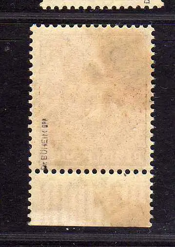 h2474 Handstempel Bezirk 37 46c Ludwigslust Land 24 ** Unterrand gepr. BPP 24 Pf