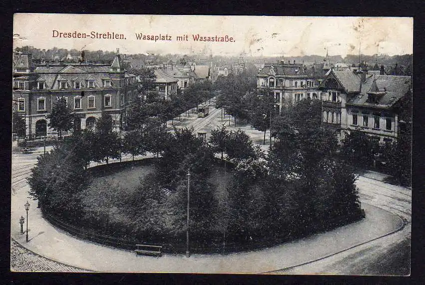 79056 AK Dresden Strehlen Wasaplatz Wasastraße 1918