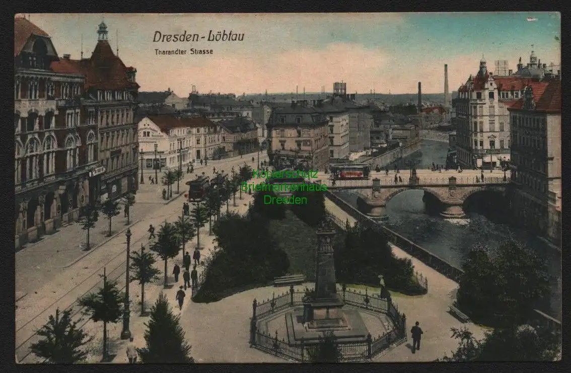 155238 AK Dresden Löbtau Tharandter Strasse um 1910