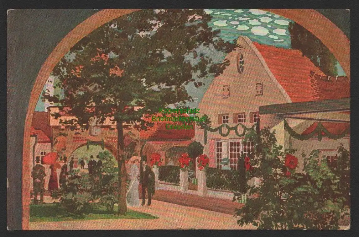 151622 AK Dresden 1909 Internationale Photographische Ausstellung Vergnügungseck