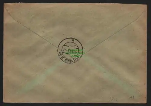 B9202 R-Brief Gebr. Hörmann A.-G. Bunzlau a 1943 Laßmann & Brunke  Lebensmittel