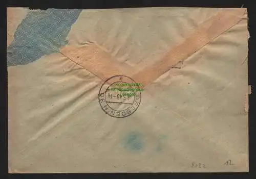 B9182 R-Brief Gebr. Hörmann A.-G. Bolkenhain  1943 Grundmann Kolonialwaren Fein