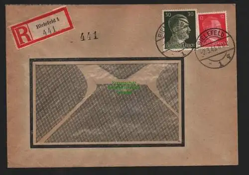 B9172 R-Brief Gebr. Hörmann A.-G. Bielefeld 1 1943