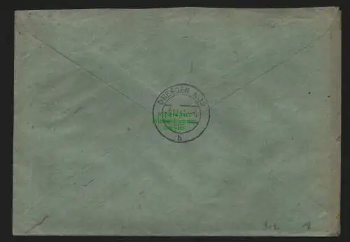 B9041 R-Brief Gebr. Hörmann A.-G. Beierfeld (Erzgeb) Stempel 1942 Alfred Roth