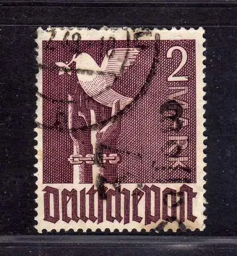 h2351 Handstempel Bezirk 37 Dassow 2.- Taube gestempelt geprüft BPP