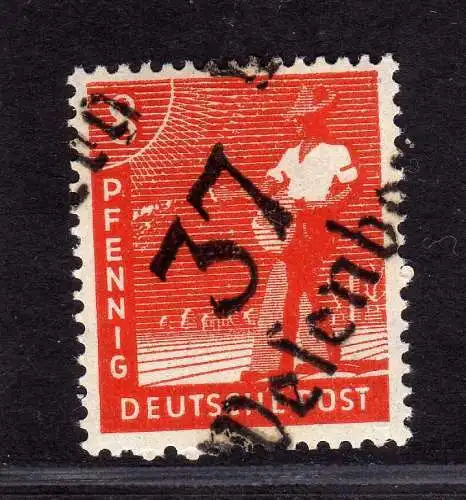 h2597 Handstempel Bezirk 37 Wesenberg 8 Pfennig * gepr. BPP