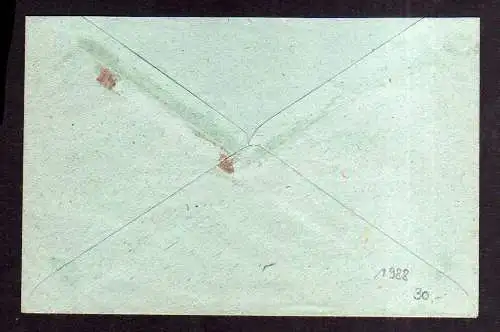 h1988 Handstempel Bezirk 41 Bernsbach Brief 30.6.48 nach Rathmannsdorf