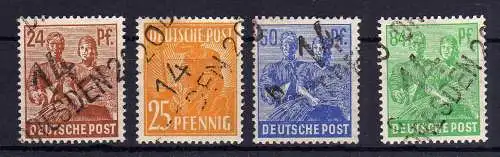 61410 SBZ Handstempel Bezirk 14 Dresden 20 schwarz gepr. BPP 84 Pfg * 181