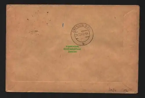 B9034 R-Brief Gebr. Hörmann A.-G. Bärenstein (Bz Chemnitz) 1942 Kurt Grund