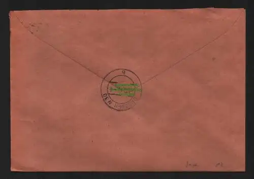 B9076 R-Brief Gebr. Hörmann A.-G. Berlin 27 a 1942 Gebr. Lewerenz Süßwaren-