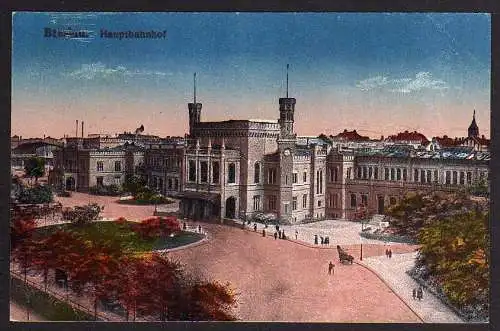 65525 AK Breslau Hauptbahnhof 1923 Bahnhofswirtschaft