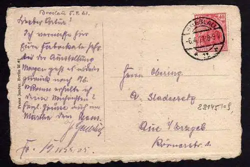 88145 AK Breslau Dom 1921