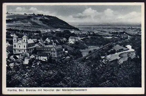 51401 AK Wartha Bez. Breslau mit Noviziat der Marienschwestern um 1940