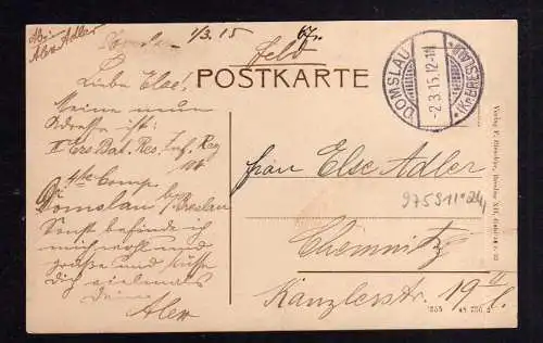 97591 AK Domslau bei Breslau Etablissement Wagner Mielert Schlesien um 1910 Bahn