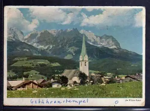 B474 SBZ Postkarte Gebühr bezahlt 1945 Hohenleuben