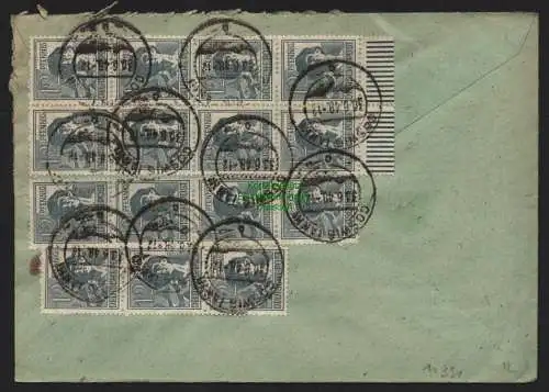 B11391 Brief SBZ Zehnfach Währungsreform 1948 Coswig Anh. 30.6.48