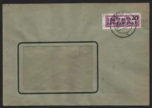 B14094 DDR ZKD Brief 1957 15 1102 Greiz VEB Textilia  an