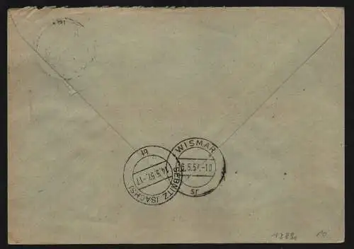 B13291 DDR Dienst ZKD 15 1313 Brief 1957 Sebnitz VEB Elektrowerkzeuge Apparate