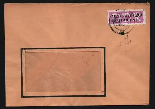 B13279 DDR Dienst ZKD 15 1311 Brief 1957 Pirna VEB CYCLOP Maschinenbau n Dresden