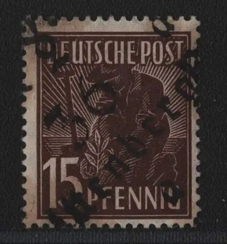 h6783 SBZ Handstempel Bezirk 36 Wittenberge 2a 15 Pfg. 171 ** postfrisch gepr. B