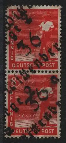 h6782 SBZ Handstempel Bezirk 36 Wittenberge 2a 2x 8 Pfg. ** postfrisch gepr. BPP