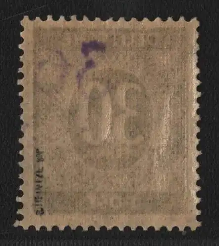 h6758 SBZ Handstempel Bezirk 36 Werder violett Ziffer 30 * gepr. BPP