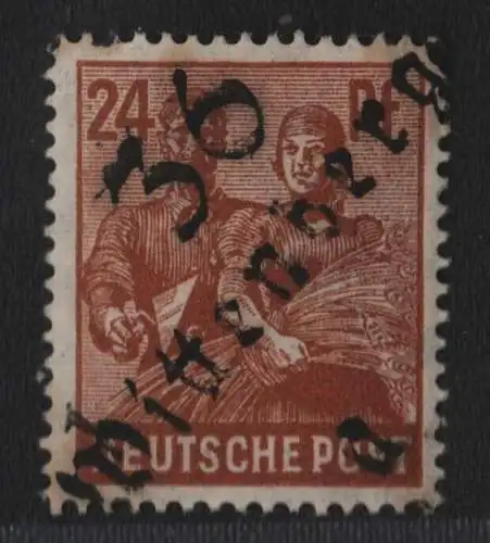 h6777 SBZ Handstempel Bezirk 36 Wittenberge 1a 24 Pfg. ** postfrisch gepr. BPP