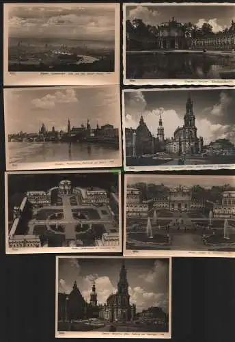 155279 10 AK Dresden Hahn Fotos 4549 vor der Zerstörung 1945 Schloss Zwinger