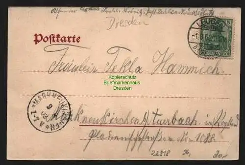 22818 AK Dresden Gross Dobritz 1902 Leuben Verlag : Dankelmann & Co.