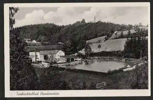 25450 AK Triebistalbad Blankenstein Ruf Mohorn Landpoststempel Dresden A 28