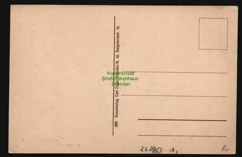 22280 AK Dresden Kgl. Grosser Garten Blick vom Palais Verlag 335 Carl Döge