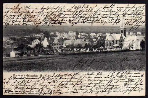 61522 AK Dresden Bühlau 1905 Panorama Sommerfrische